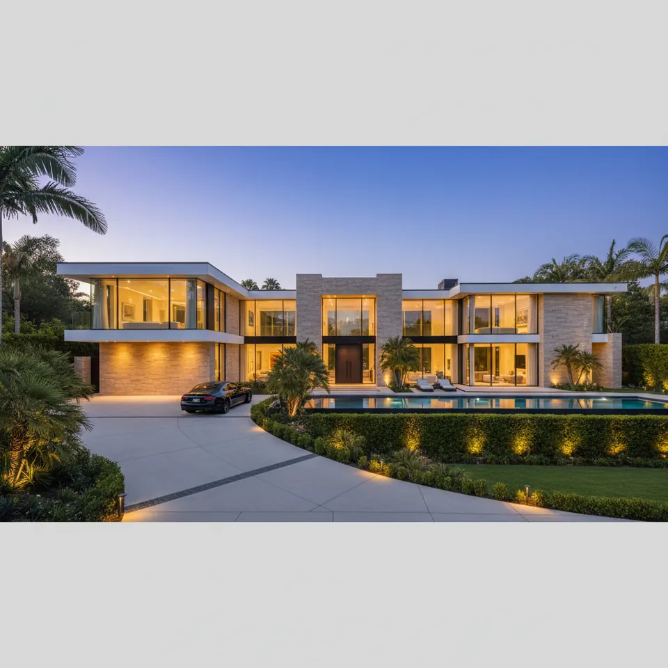 Illustrative residential architecture for Los Angeles